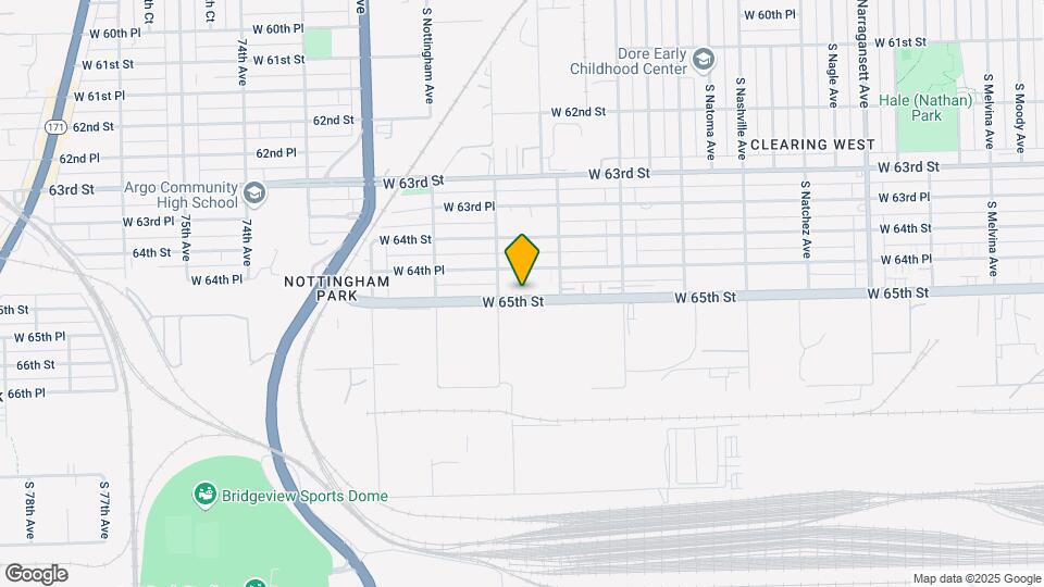 6940 W 65th St Map and Location Details