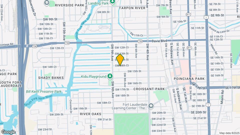 828 SW 14th Ct Map and Location Details