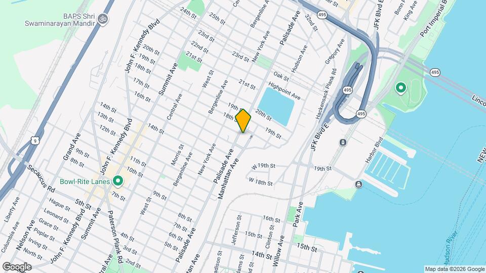 1620 Palisade Ave Map and Location Details