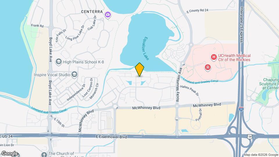 4825 Hahns Peak Dr Map and Location Details