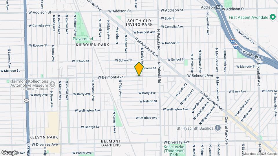 4131 W Belmont Ave Map and Location Details