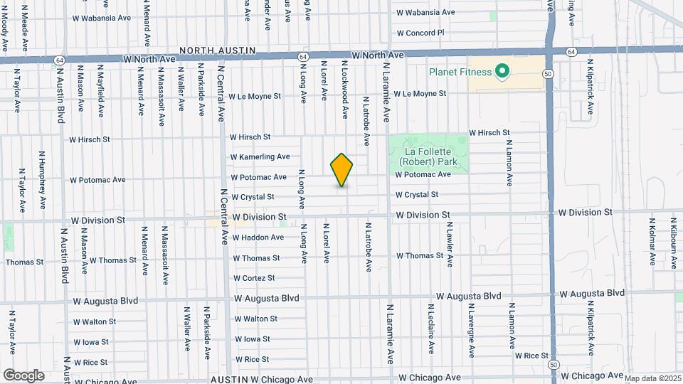 5308 W Crystal St Map and Location Details