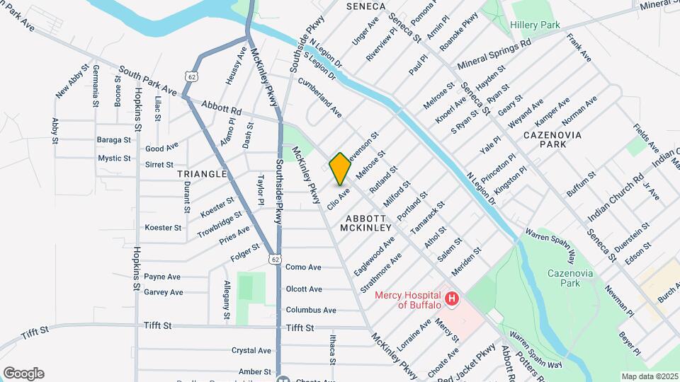 40 Clio Ave, Unit Upper Map and Location Details