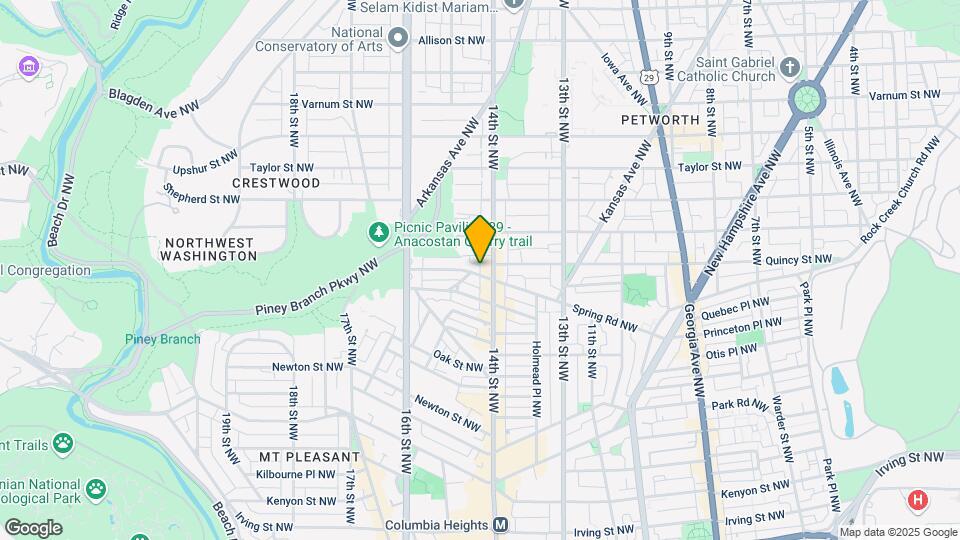 1411 Spring Rd NW Map and Location Details
