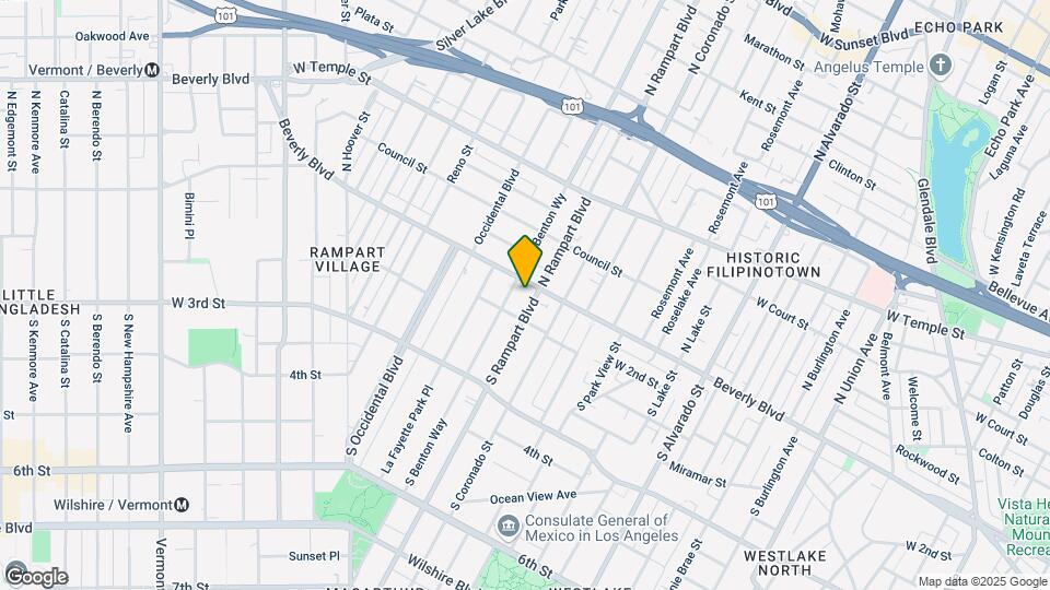 111 S Rampart Blvd Map and Location Details