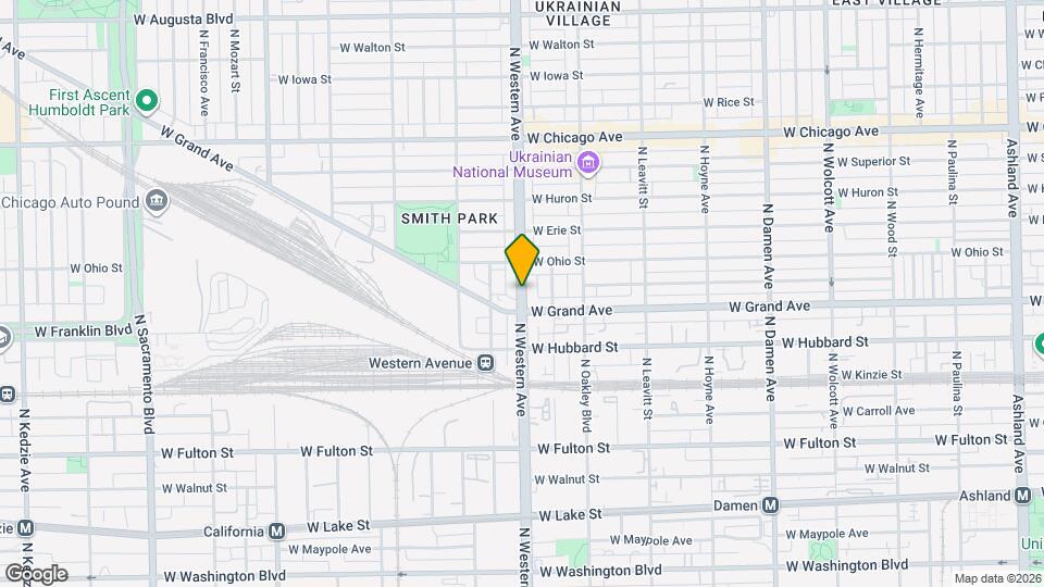 538 N Western Ave, Unit M01H Map and Location Details