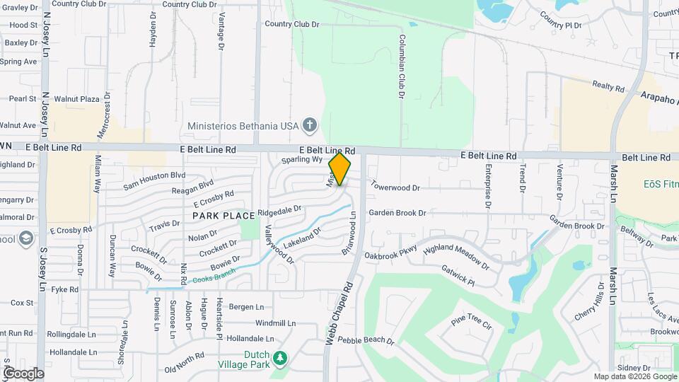 2421 Ridgedale Dr Map and Location Details