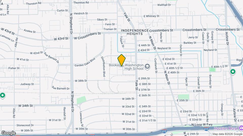 3945 Tulane St Map and Location Details