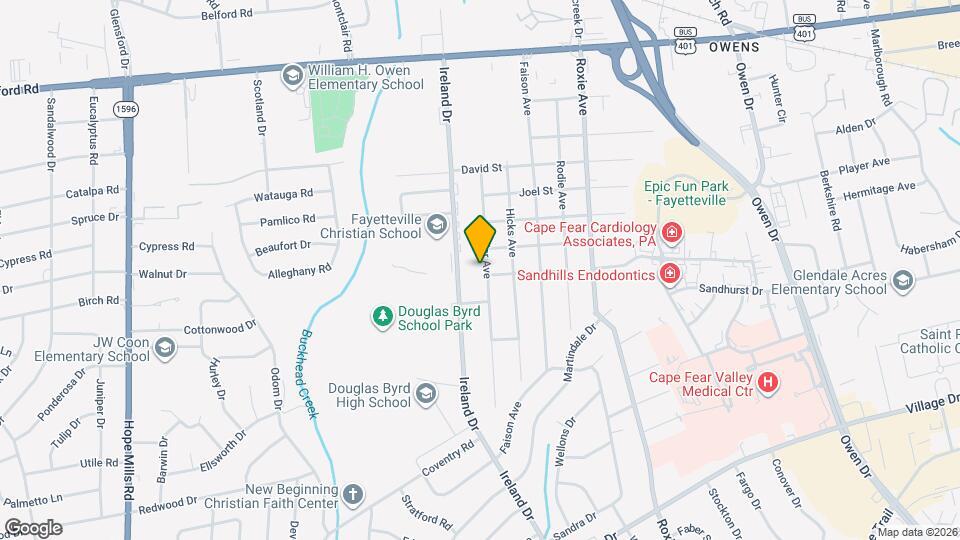 728 Miller Ave Map and Location Details