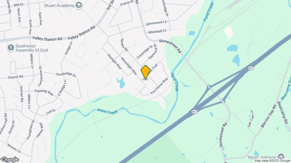 10509 Moonlight Way Map and Location Details