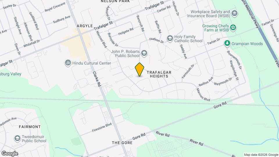 472 Talltree Crescent Map and Location Details