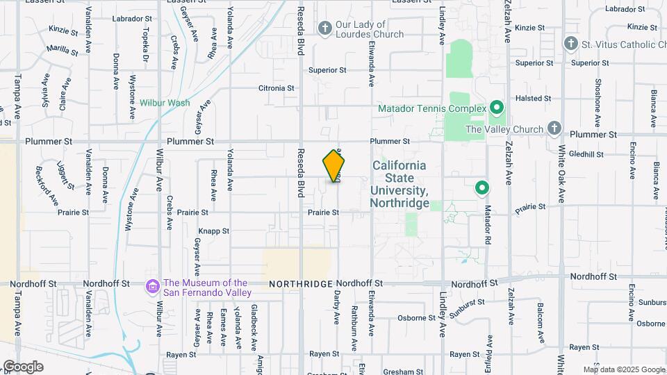 18404 Vincennes Street Map and Location Details