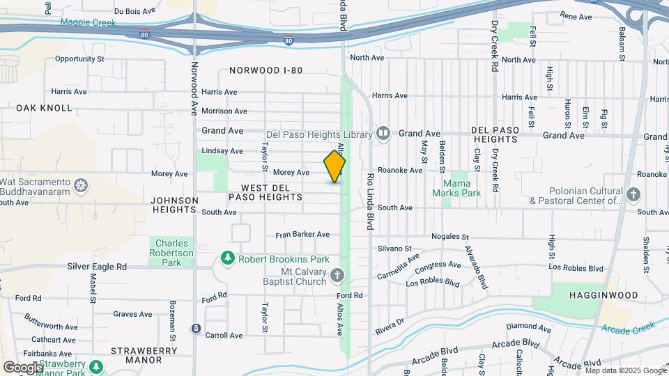 3629 Altos Ave Map and Location Details