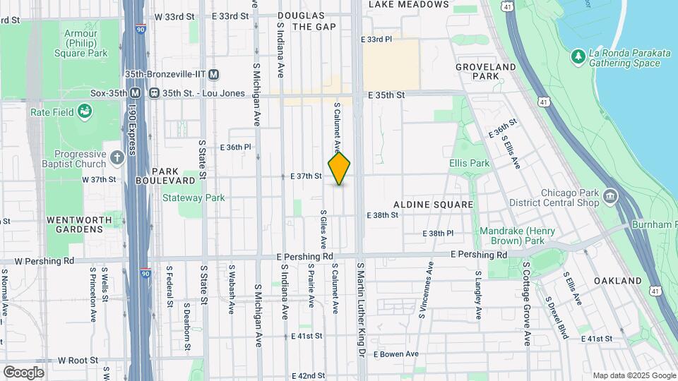 3720 S Calumet Ave Map and Location Details