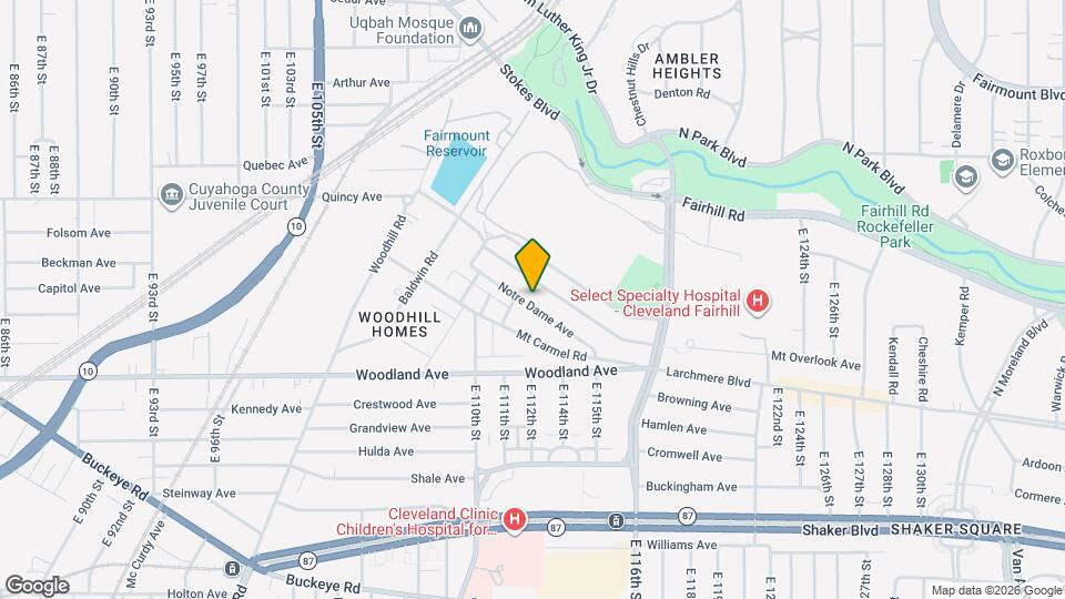 11115 Notre Dame Ave Map and Location Details
