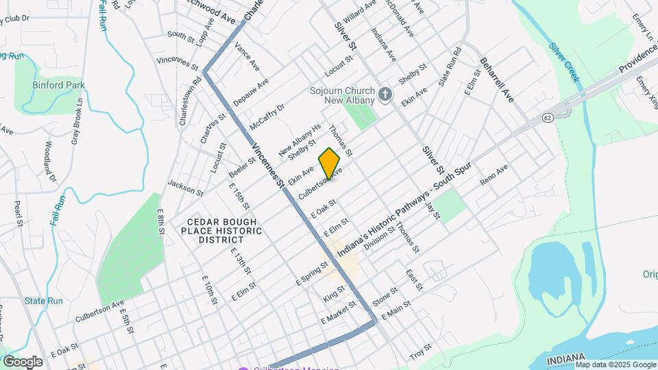 1806 Culbertson Ave Map and Location Details