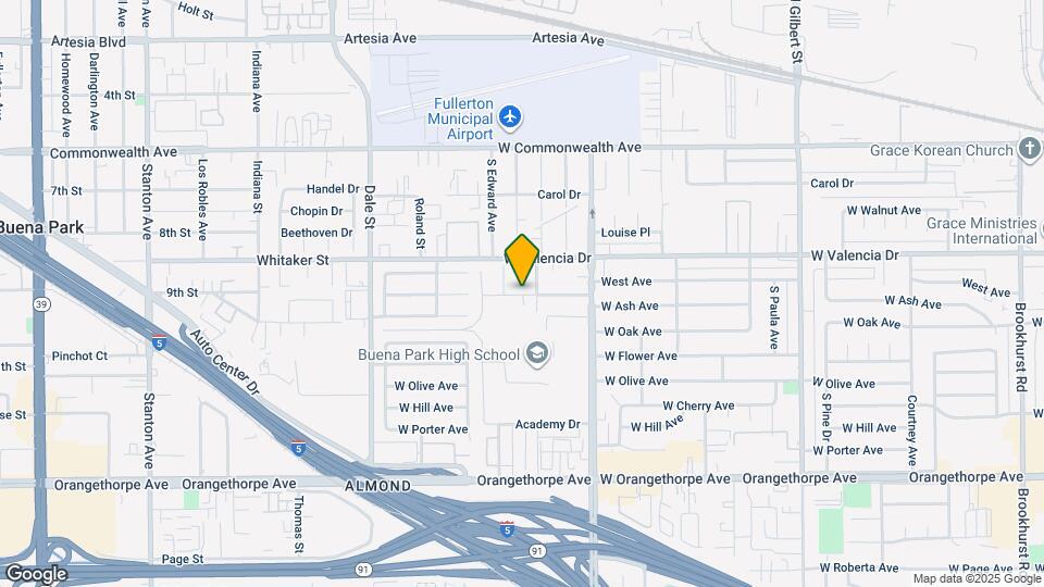 3923 Franklin Ave Map and Location Details