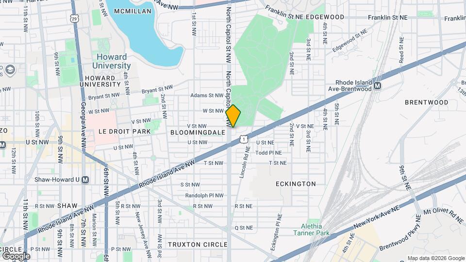 2029 North Capitol St NE Map and Location Details