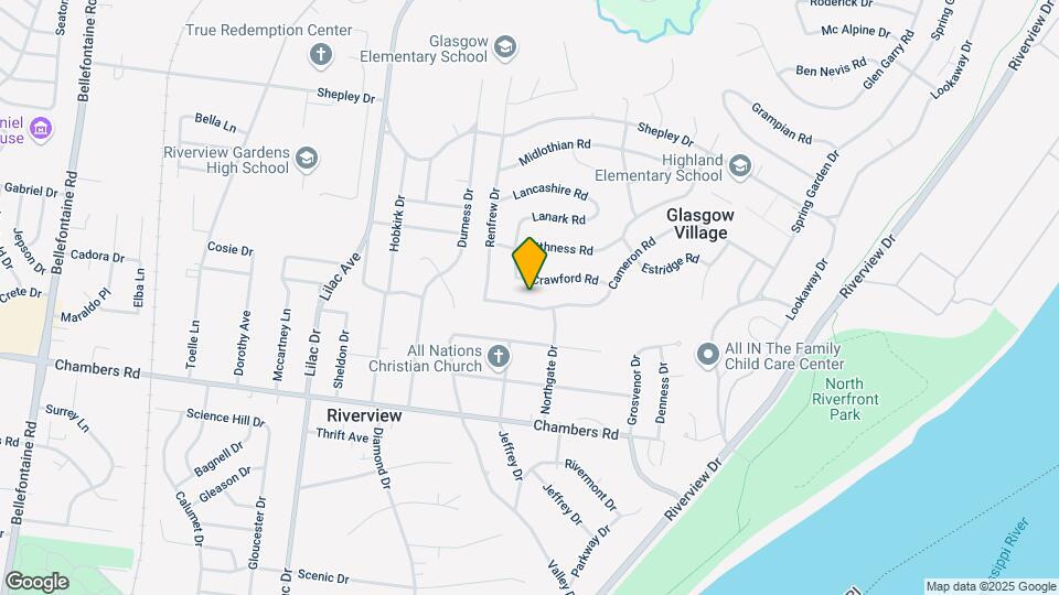419 Cameron Rd Map and Location Details