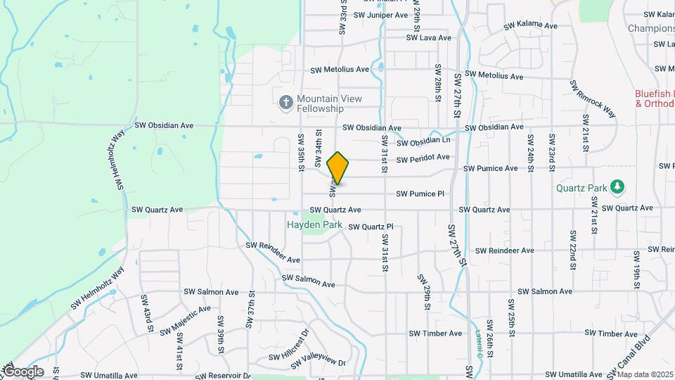 3279 SW Pumice Pl Map and Location Details