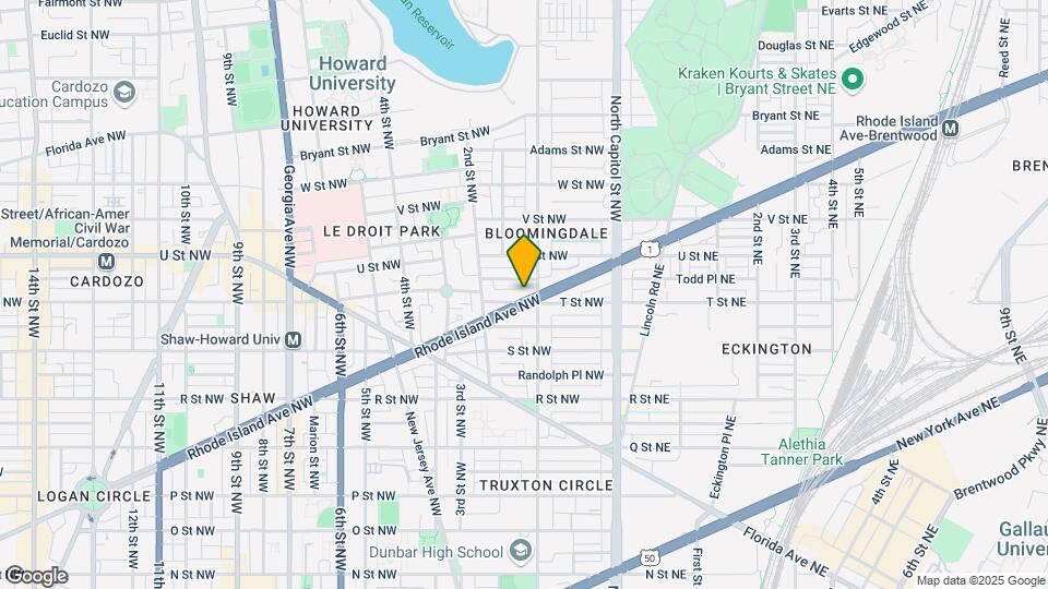 111 Rhode Island Ave NW Map and Location Details