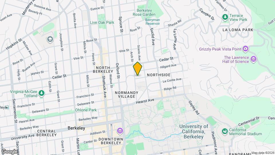 2301 Virginia St Map and Location Details