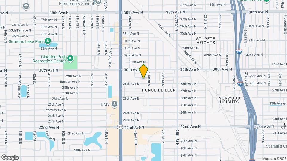 3120 29th Ave N Map and Location Details