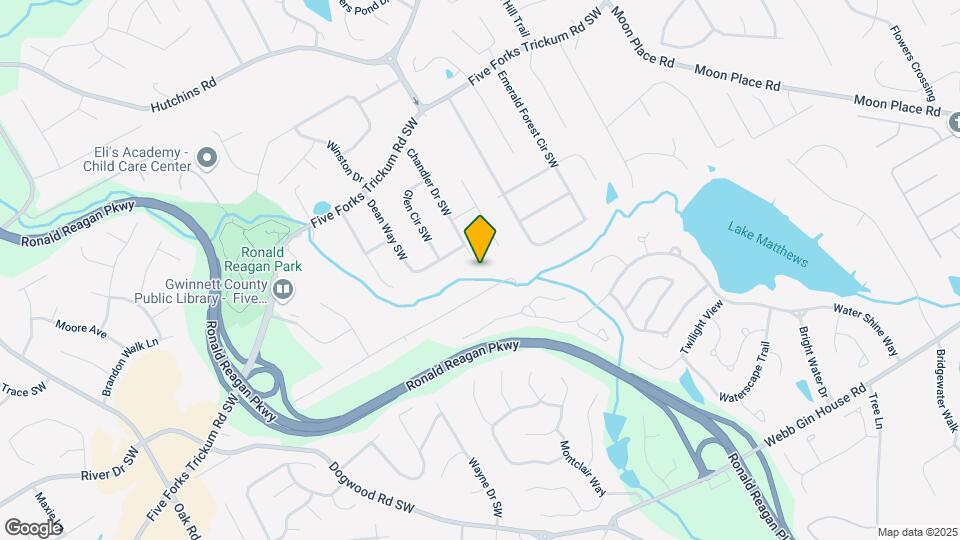 844 Chandler Dr SW Map and Location Details