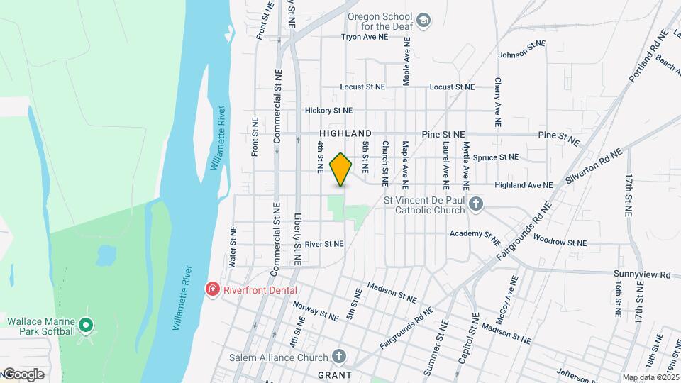 2103 Broadway St NE, Unit #1 Large Room Map and Location Details