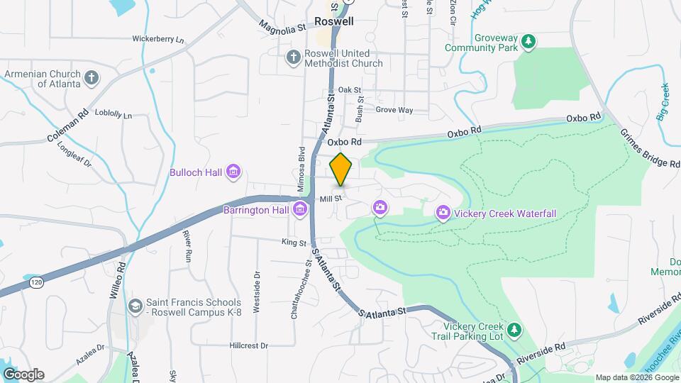 100 Founders Mill Ct Map and Location Details