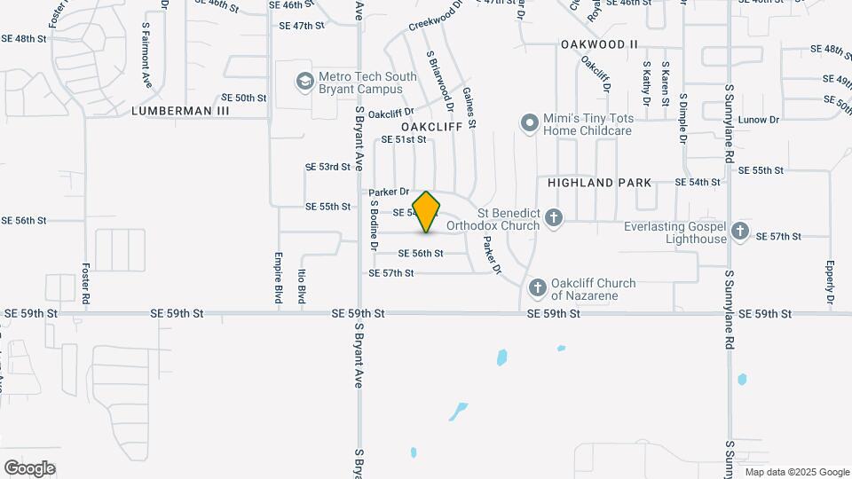 3204 SE 55th St Map and Location Details