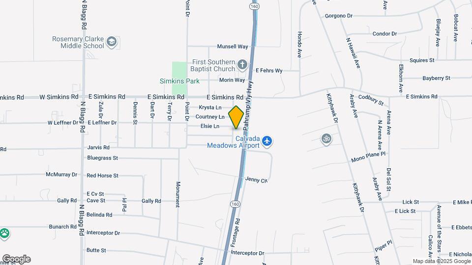 3829 N Mayfield Ranch Rd Map and Location Details