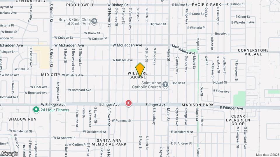 1311 S Ross St Mapa y Detalles de la Ubicación