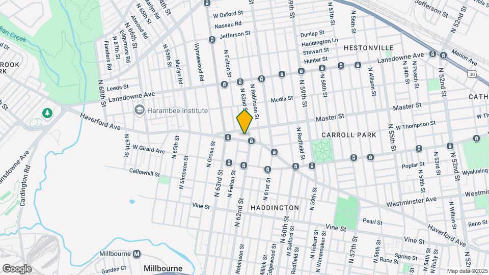6211 Haverford Ave-Unit -Unit 3 Map and Location Details