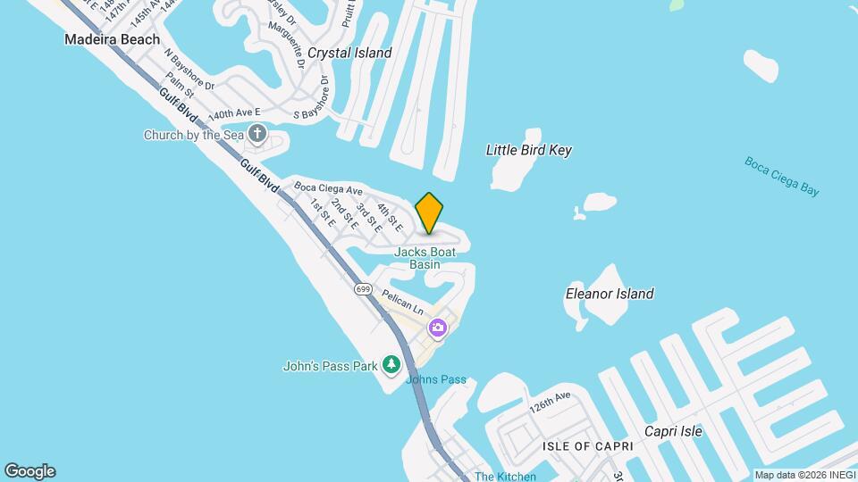 346 Boca Ciega Dr Map and Location Details
