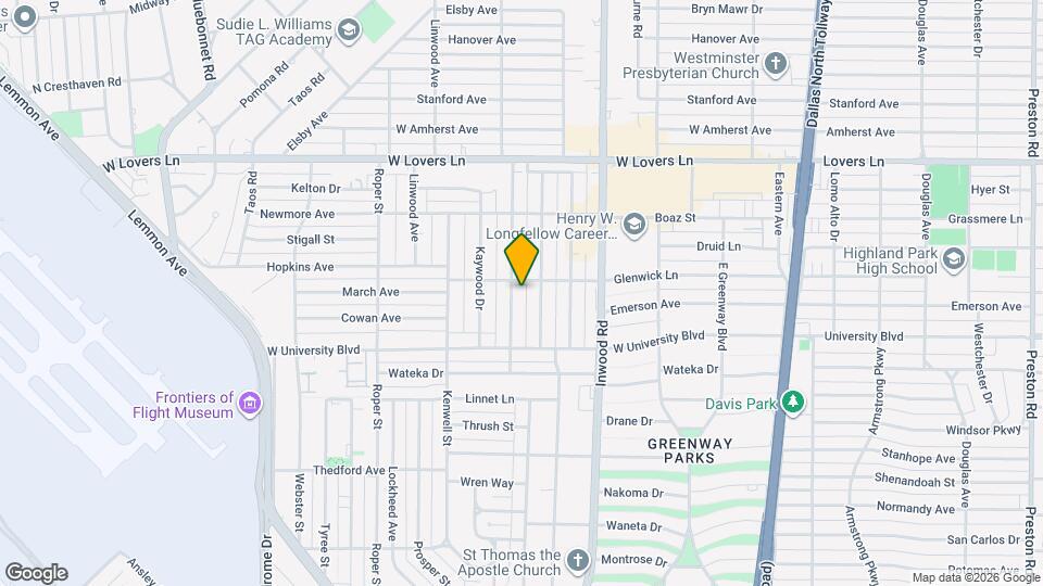 7410 Caillet St Map and Location Details