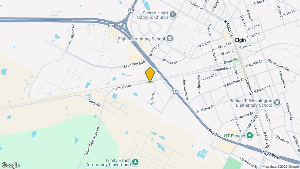 813 Central Ave Map and Location Details