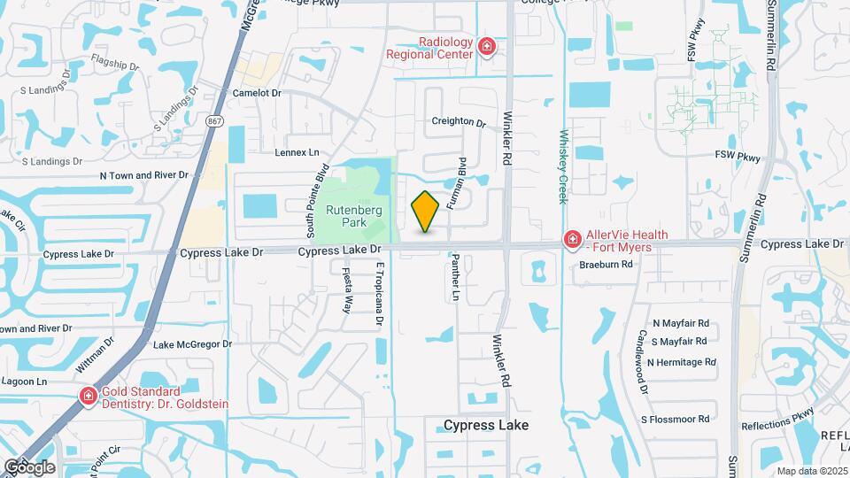 8910 Cypress Lake Dr Map and Location Details