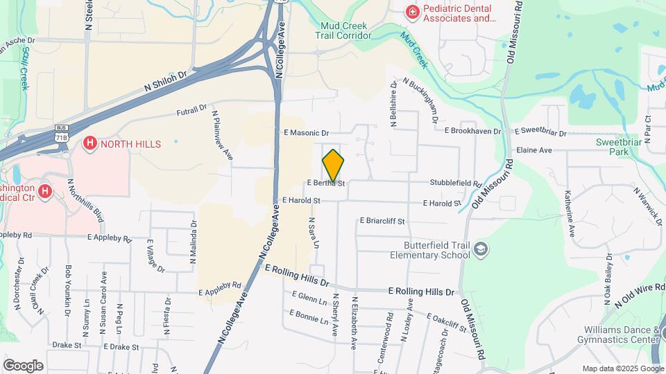 113 E Bertha St Map and Location Details