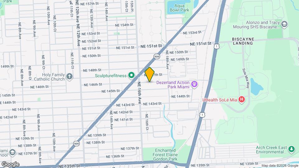 1664 NE 146th St Map and Location Details