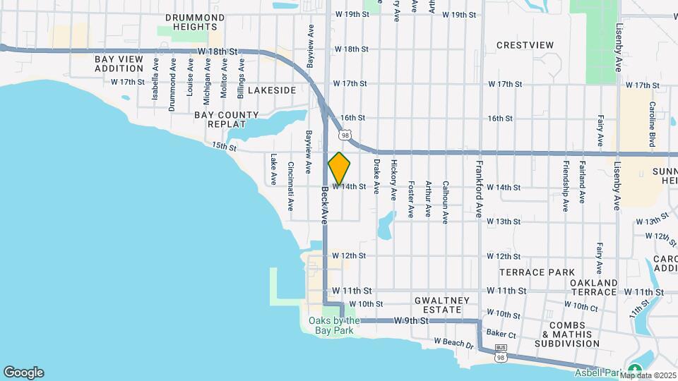 1317 Chestnut Ave Map and Location Details