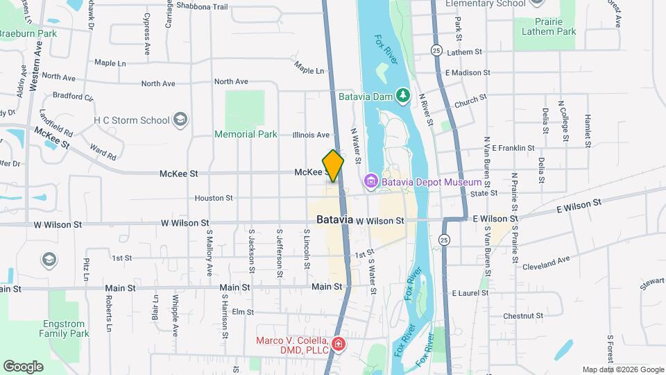 113 N Batavia Ave Map and Location Details