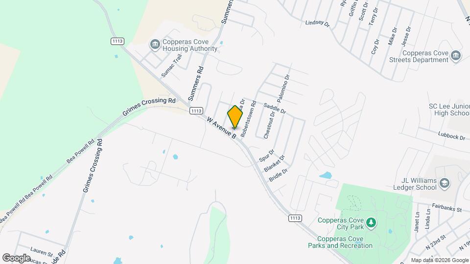 202 Appaloosa Dr Map and Location Details