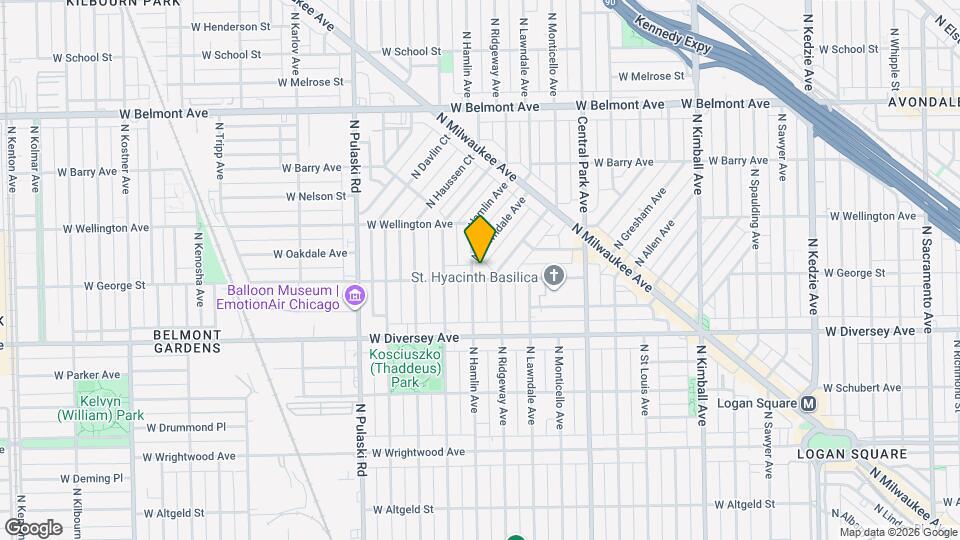 3756 W George St Map and Location Details