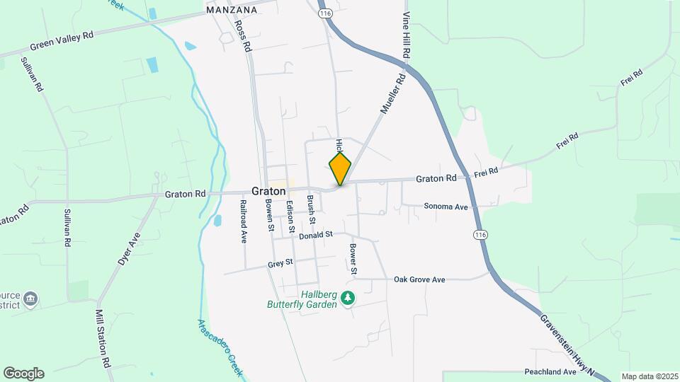8801 Graton Rd Map and Location Details