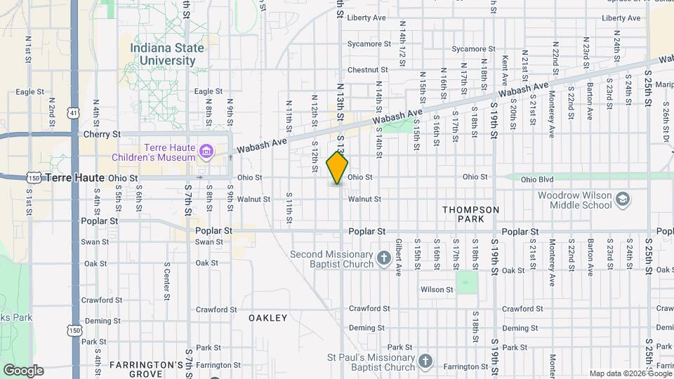 219 S 13th St Map and Location Details