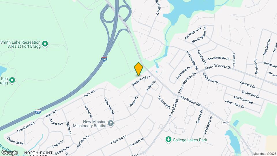 642 Mosswood Ln Map and Location Details
