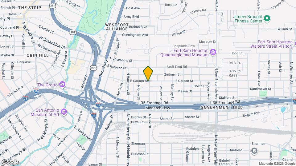 Pine Street Apartments Map and Location Details