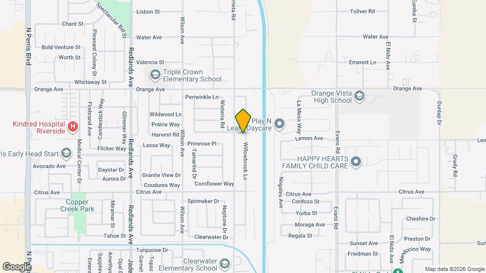 2226 Willowbrook Ln Map and Location Details
