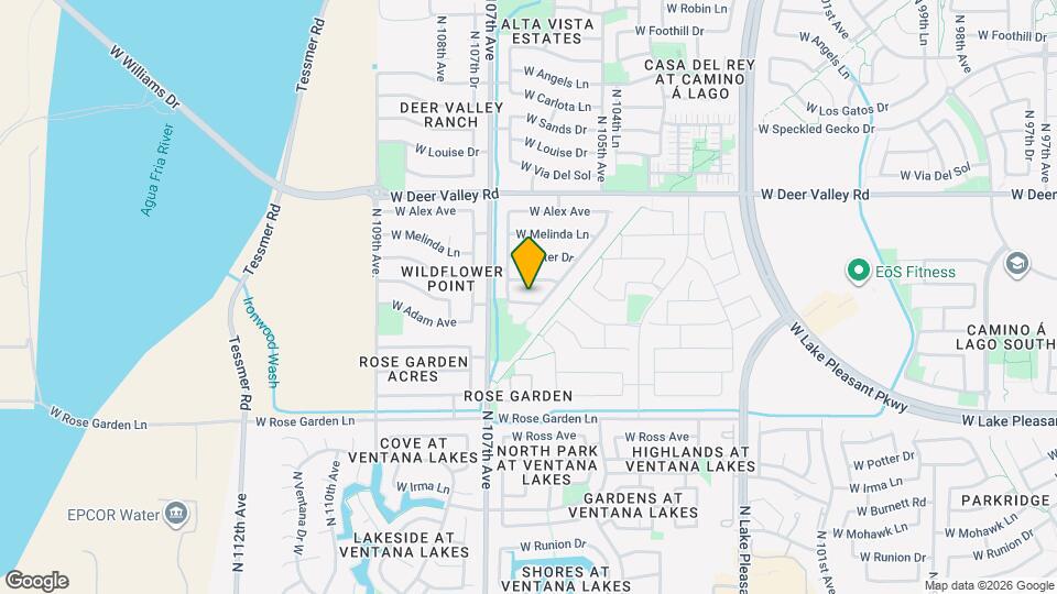 10606 W Adam Ave Map and Location Details